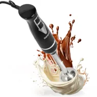 Duronic Electric Hand Blenders Handheld Immersion Blender Stainless Steel Food Mixer, 350W