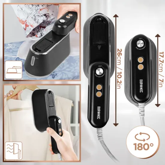 Duronic Steam Irons Travel Iron, Garment Steamers, Handheld Vertical Steamer for Travel, Holiday Quilting Craft, Crease Wrinkle Remover - Black(1 Year Warranty), HS90BK Shop quality Duronic Steam Irons Travel Iron, Garment Steamers, Handheld Vertical Steamer for Travel, Holiday Quilting Craft, Crease Wrinkle Remover - Black(1 Year Warranty) in Kenya from vituzote.com Shop in-store or online and get countrywide delivery!