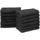 Shop quality Eco-Friendly 100 Percent Ringspun Cotton Face Towel Set - Black, 12 Pieces (33cm x 33cm) in Kenya from vituzote.com Shop in-store or online and get countrywide delivery!