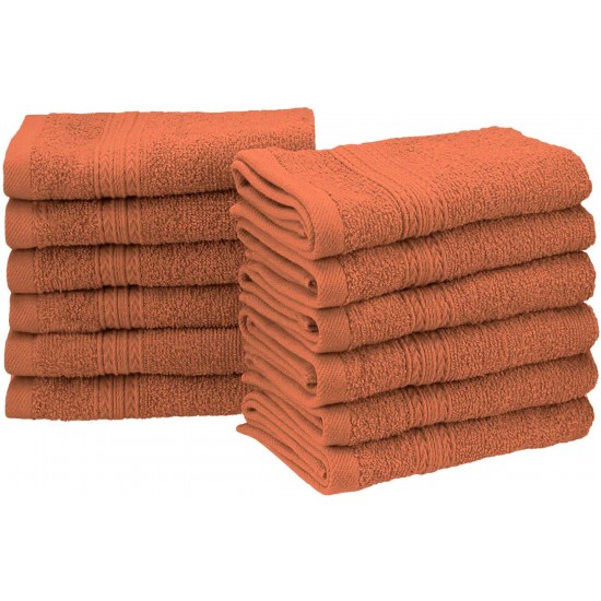 Shop quality Eco-Friendly 100 Percent Ringspun Cotton Face Towel Set - Copper,12 Pieces, (33cm x 33cm) in Kenya from vituzote.com Shop in-store or online and get countrywide delivery!