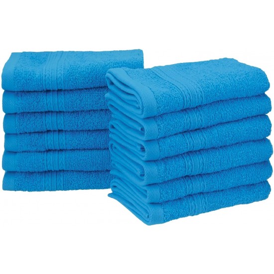 Shop quality Eco-Friendly 100  Ringspun Cotton Face Towel Set - Aster Blue, 12 Pieces - (33cm x 33cm) in Kenya from vituzote.com Shop in-store or online and get countrywide delivery!