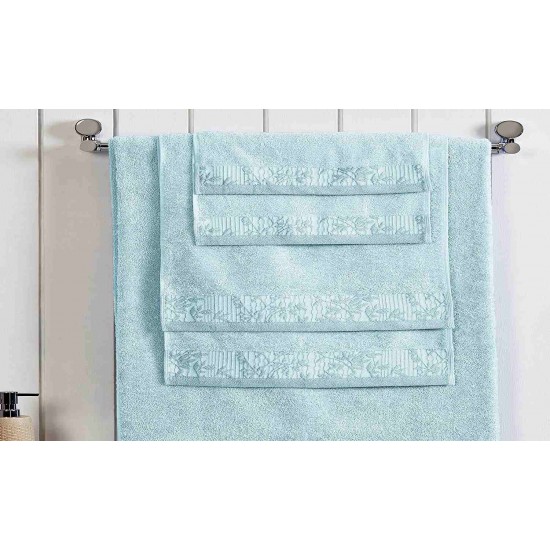 Shop quality Wisteria 100 Cotton, Soft & Absorbent Towel Set, (2 Bath, 2 Hand, and 2 Face Towels), 6-Piece, Waterfall in Kenya from vituzote.com Shop in-store or online and get countrywide delivery!