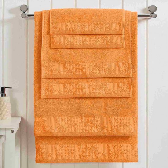 Shop quality Wisteria 100 Cotton, Soft & Absorbent Towel Set, (2 Bath, 2 Hand, and 2 Face Towels), 6-Piece, Mandarin in Kenya from vituzote.com Shop in-store or online and get countrywide delivery!