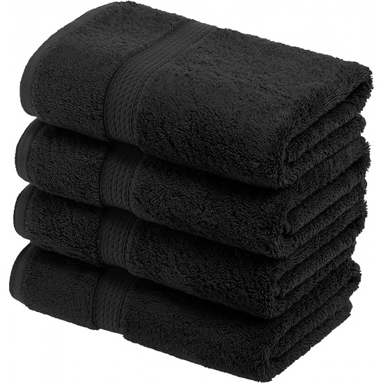 Shop quality Solid Egyptian Cotton Hand Towel Set, 4-Pieces, Black, 20 x 30 Inches in Kenya from vituzote.com Shop in-store or online and get countrywide delivery!