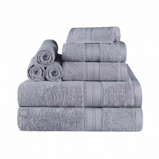 Shop quality Superior 650GSM Ultra-Soft Hypoallergenic Rayon from Bamboo Cotton Blend Assorted Bath Towel Set, Set of 8 - Chrome in Kenya from vituzote.com Shop in-store or online and get countrywide delivery!