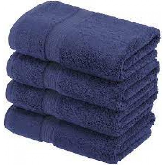 Shop quality Solid Egyptian Cotton Hand Towel Set, 4-Pieces, Navy Blue, 20" x 30" in Kenya from vituzote.com Shop in-store or online and get countrywide delivery!