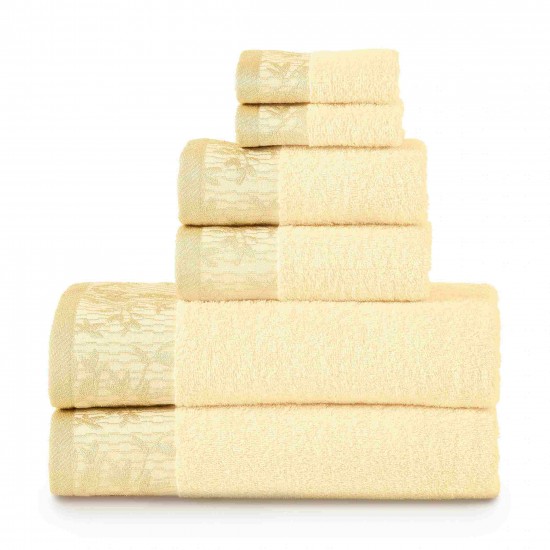 Shop quality Wisteria 100 Cotton, Soft & Absorbent Towel Set, (2 Bath, 2 Hand, and 2 Face Towels), 6-Piece, Ivory in Kenya from vituzote.com Shop in-store or online and get countrywide delivery!