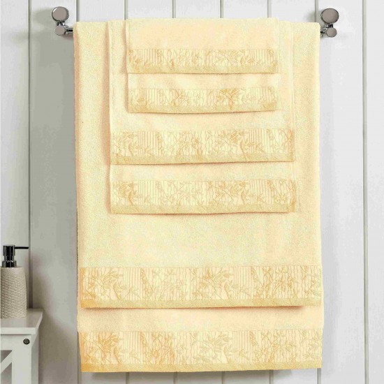 Shop quality Wisteria 100 Cotton, Soft & Absorbent Towel Set, (2 Bath, 2 Hand, and 2 Face Towels), 6-Piece, Ivory in Kenya from vituzote.com Shop in-store or online and get countrywide delivery!