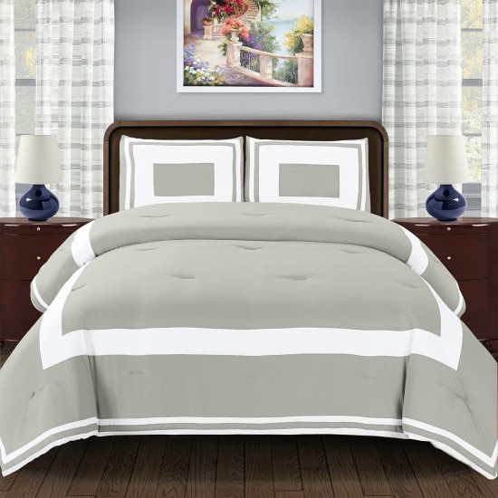 Shop quality Superior 3-Piece Modern Full/Queen Grammercy Duvet Set - Grey in Kenya from vituzote.com Shop in-store or online and get countrywide delivery!