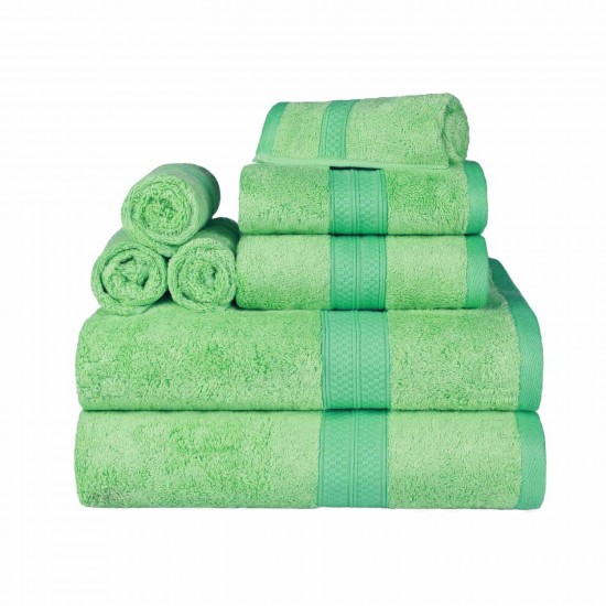 Shop quality Superior 650GSM Ultra-Soft Hypoallergenic Rayon from Bamboo Cotton Blend Assorted Bath Towel Set, Set of 8 - Spring Green in Kenya from vituzote.com Shop in-store or online and get countrywide delivery!