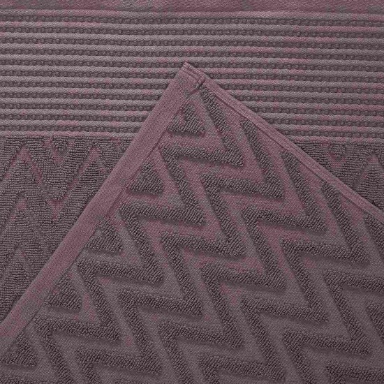 Shop quality Superior 100 Cotton Highly Absorbent 6-Piece Jacquard Chevron Towel Set, Purple Passion in Kenya from vituzote.com Shop in-store or online and get countrywide delivery!