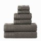 Shop quality Superior 100 Cotton Highly Absorbent 6-Piece Jacquard Chevron Towel Set, Grey in Kenya from vituzote.com Shop in-store or online and get countrywide delivery!