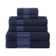 Shop quality Larissa 100 Cotton, Soft, Extremely Absorbent, 6 Piece Towel Set, Navy Blue in Kenya from vituzote.com Shop in-store or online and get countrywide delivery!