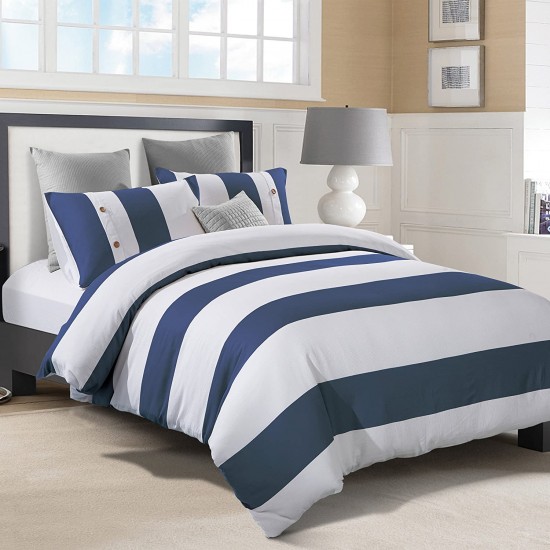 Shop quality Superior Addison Cotton Striped 3-Piece Duvet Cover Set, Twin Size in Kenya from vituzote.com Shop in-store or online and get countrywide delivery!