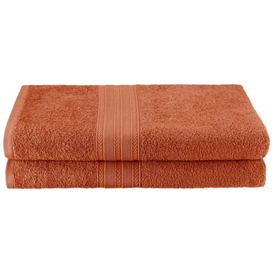 Shop quality Superior Eco-Friendly Ring-Spun 100 Cotton 2-Piece Bath Towel Set, Copper, (Generous 34" x 68") in Kenya from vituzote.com Shop in-store or online and get countrywide delivery!