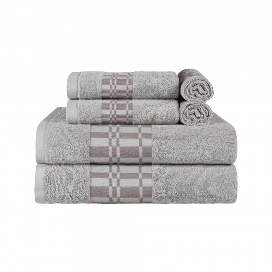 Shop quality Larissa 100 Cotton, Soft, Extremely Absorbent, 6 Piece Towel Set, Chrome in Kenya from vituzote.com Shop in-store or online and get countrywide delivery!