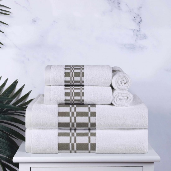Shop quality Larissa 100 Cotton, Soft, Extremely Absorbent, 6 Piece Towel Set, White in Kenya from vituzote.com Shop in-store or online and get countrywide delivery!