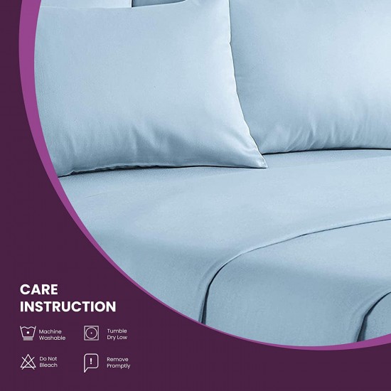 Shop quality Superior Egyptian Cotton 300-Thread-Count Sheet Set, Deep Pocket, Queen, Navy Blue in Kenya from vituzote.com Shop in-store or online and get countrywide delivery!