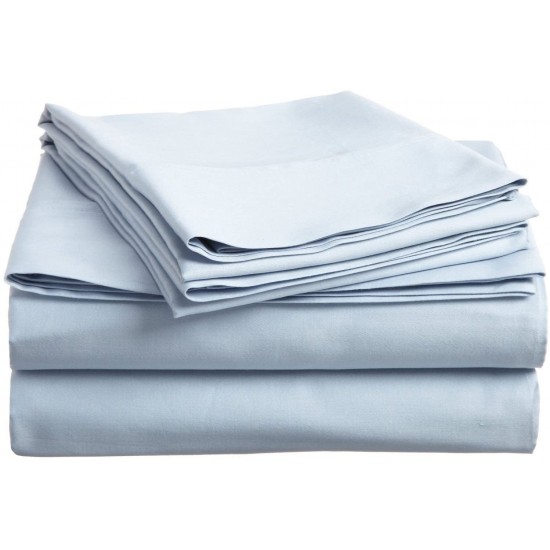 Shop quality Superior Egyptian Cotton 300-Thread-Count Sheet Set, Deep Pocket, Queen, Light Blue in Kenya from vituzote.com Shop in-store or online and get countrywide delivery!