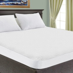 Superior 100% Waterproof Hypoallergenic Noiseless Mattress Protector for King Bed