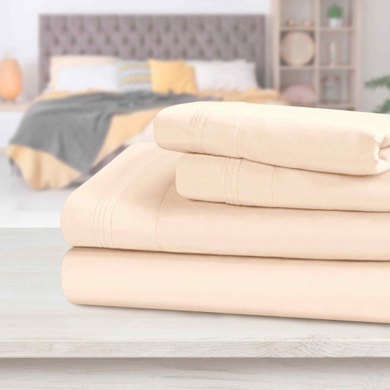 Shop quality Superior 1000 Thread Count 100 Egyptian Cotton Solid Deep Pocket Sheet Set, Queen Size - Ivory in Kenya from vituzote.com Shop in-store or online and get countrywide delivery!