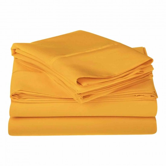 Shop quality Superior 1200 Thread Count Deep Pocket Solid 100 Egyptian Cotton Sheet Set Ultra Soft Queen Size, Gold in Kenya from vituzote.com Shop in-store or online and get countrywide delivery!