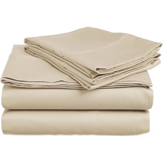 Shop quality Superior Egyptian Cotton 300-Thread-Count Sheet Set, Deep Pocket, Queen, Tan in Kenya from vituzote.com Shop in-store or online and get countrywide delivery!