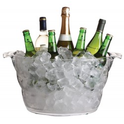 Kitchen Craft Acrylic Large Drinks Cooler Ice Bucket, 47 x 28 cm (18.5" x 11")