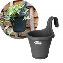 Elho Corsica Easy Hanger Single  Planter Anthracite