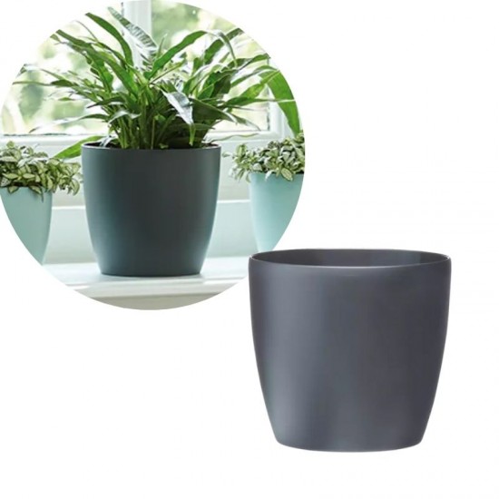 Elho Brussels Indoor Round Flowerpot , Anthracite, 25 cm, 8711904072377 Shop quality Elho Brussels Indoor Round Flowerpot , Anthracite, 25 cm in Kenya from vituzote.com Shop in-store or online and get countrywide delivery!