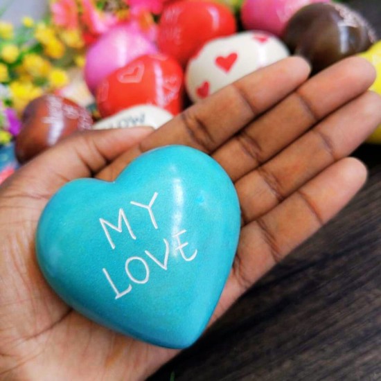 Shop quality Undugu Love Hearts Handcrafted Soapstone Keepsake  - 1 Piece, Assorted Colours in Kenya from vituzote.com Shop in-store or online and get countrywide delivery!