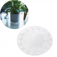 Elho Transparent Round Floor Protector, 18cm