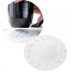 Elho Round Transparent Floor Protector Round, 25cm