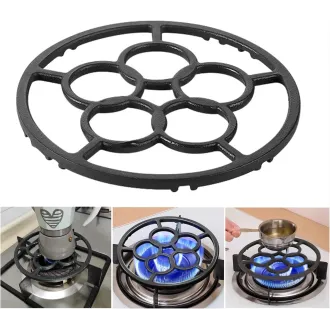 VZ Cast Iron Gas Ring Reducer for Moka Pots & Small Saucepans,18.3 cm