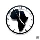 Shop quality Zuri Africa Design Wall Clock, Powder Coated Black - Made in Kenya in Kenya from vituzote.com Shop in-store or online and get countrywide delivery!