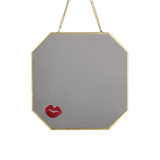 Shop quality Candlelight 18cm Hang metal  Mirror With Lips in Kenya from vituzote.com Shop in-store or online and get countrywide delivery!