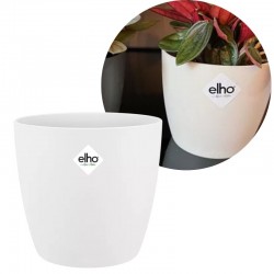 Elho Brussels Indoor Round Flowerpot, White, 30 cm 