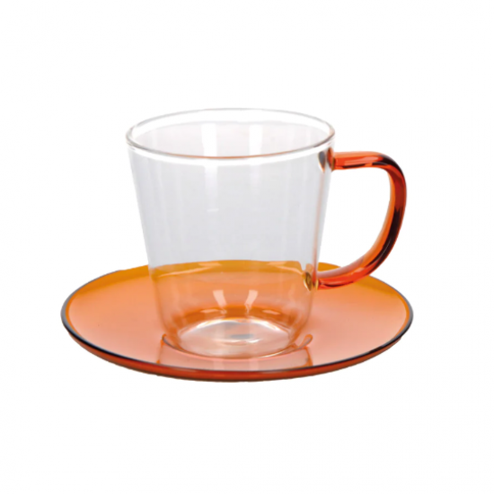 Shop quality La Cafetière Colour Amber Tea Cup and Saucer in Kenya from vituzote.com Shop in-store or online and get countrywide delivery!