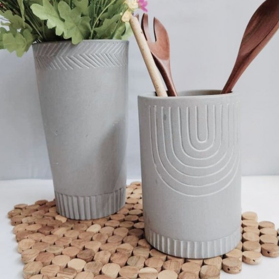 Shop quality Undugu Round Cylindrical Handcrafted Soapstone Statement Vase in Kenya from vituzote.com Shop in-store or online and get countrywide delivery!