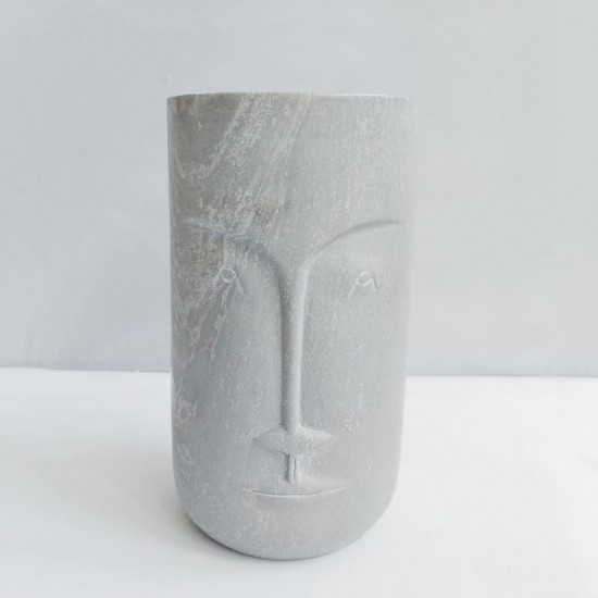 Undugu Straight Face Handcrafted Soapstone Flower Statement Vase, UNFACFLOWV Shop quality Undugu Straight Face Handcrafted Soapstone Flower Statement Vase in Kenya from vituzote.com Shop in-store or online and get countrywide delivery!