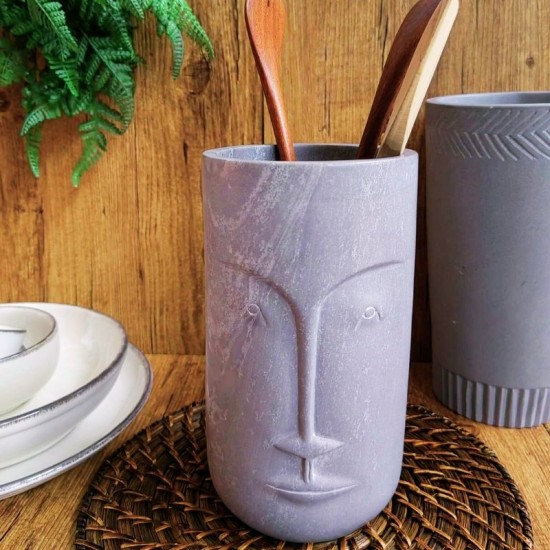 Shop quality Undugu Straight Face Handcrafted Soapstone Flower Statement Vase in Kenya from vituzote.com Shop in-store or online and get countrywide delivery!