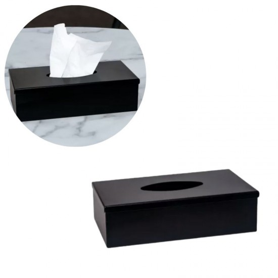 Zuri Steel Finish Tissue Box Holder - Matt Black - Made in KENYA, TBHP2BK Shop quality Zuri Steel Finish Tissue Box Holder - Matt Black - Made in KENYA in Kenya from vituzote.com Shop in-store or online and get countrywide delivery!