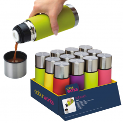 Colourworks Stainless Steel Vacuum Flask, 350ml
