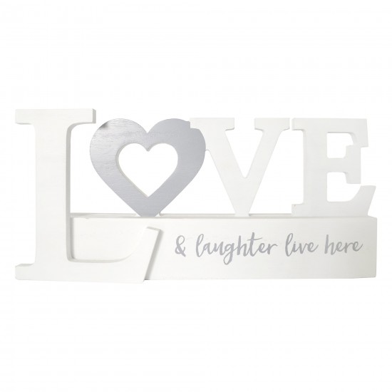 Shop quality Dunelm Love and Laughter Wooden Word Ornament, 30x13.5CM in Kenya from vituzote.com Shop in-store or online and get countrywide delivery!