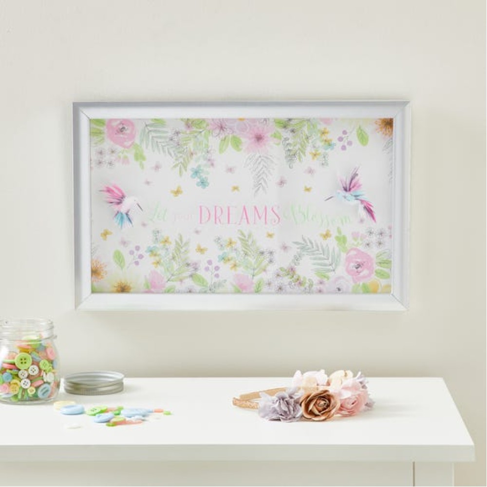 Party Supplies Dunelm Little Hummingbird Wall Art by