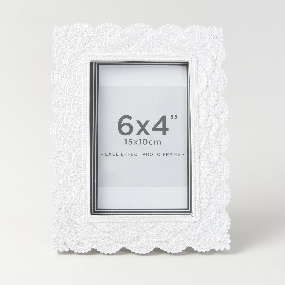 Gift for Her Dunelm Pearl Lace Effect Photo Frame by
