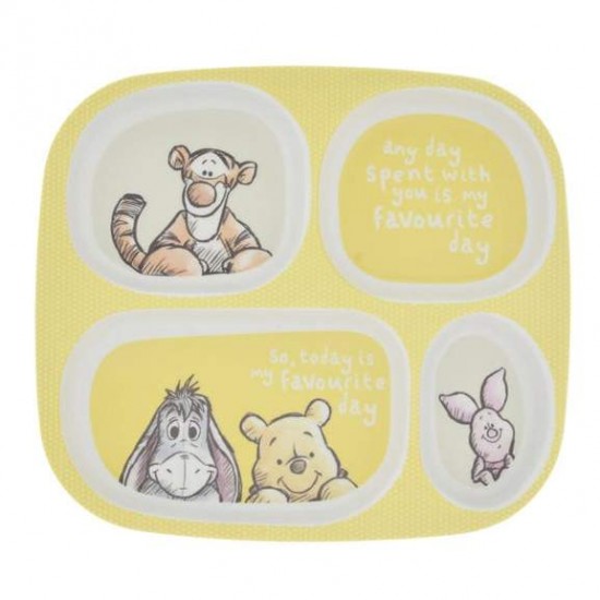 Shop quality Dunelm Kids Winnie the Pooh Divider Plate - Made of Bamboo in Kenya from vituzote.com Shop in-store or online and get countrywide delivery!