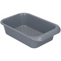 Master Class Smart Ceramic 2lb Loaf Tin with Robust Non-Stick Coating, Carbon Steel, Grey