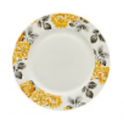 Dunelm Ashboune Flowers Dinner Plate, 27CM/Diameter 5.5"