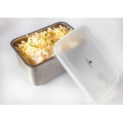 MasterClass All-in-One Stainless Steel Container with Lid, Microwave Safe, 2.7-Litre 